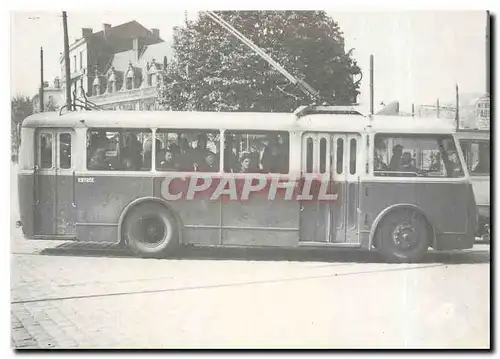 Moderne Karte Tramways et Trolleybus de Saint Etienne Trolleybus Vetra CB 45