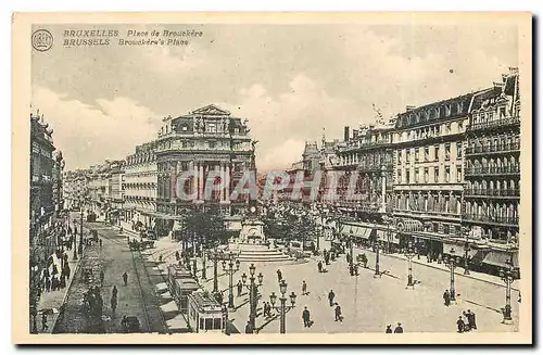 Cartes postales moderne Bruxelles Place de Brouckere