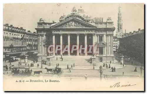 Moderne Karte Bruxelles La Bourse