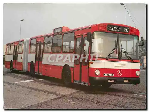 Moderne Karte Linienomnibusse der KVB Wagentyp Daimler Benz 0 305 G