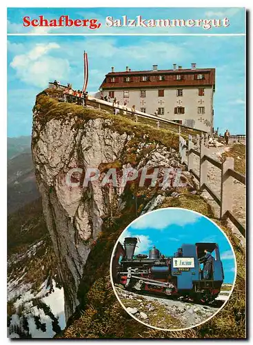 Cartes postales moderne Schafberg Gipfel mit Berghotel Schafbergspitze