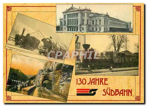 Cartes postales moderne Alter Wiener Sudbahnhof Alteste betriebsgfahige Dampflok