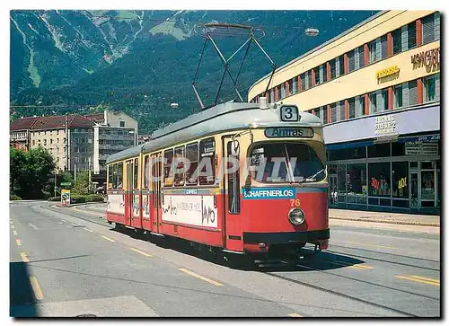 Moderne Karte Tiroler Museumsbahn A 6020 Innsbruck TW 76