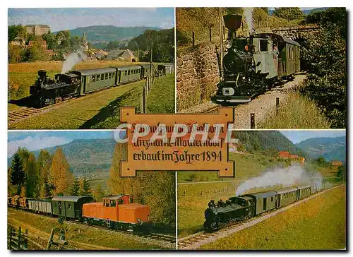 Cartes postales moderne Viegelstaltige Murtalbahn Dampflok E 40 bei Murau