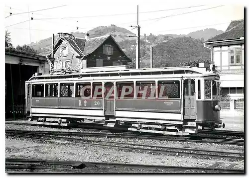 Cartes postales moderne Tram Ce 2 4 20 kurz vor dem Abbrucht Altstatten