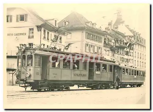 Cartes postales moderne Tram VBW BDe 4 4 37 als WT CFe 4 4 in Bern Kornhausplatz
