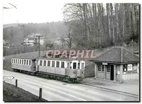 Cartes postales moderne Tram VBW Zug mit Be 4 4 33 B 15
