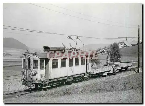 Moderne Karte Bahndienst Triebwagen VBW Xe 2 4 21 Graueli