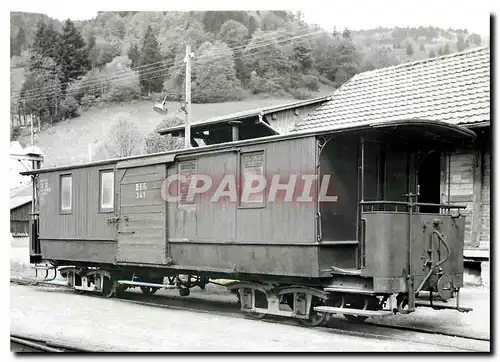 Cartes postales moderne Gepackwagen 341 in Todtnau