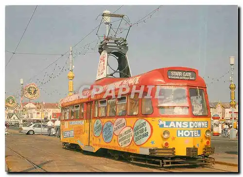 Cartes postales moderne Brush Railcoach 634 in an all over advertising livery at the Pleasure Beach