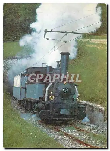 Cartes postales moderne Le petit train Blonay Chamby a la sortie du tunnel