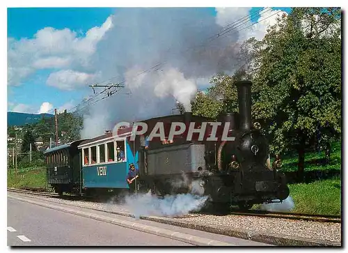 Moderne Karte Locomotive G 3 3 No 6 Blonay Chamby