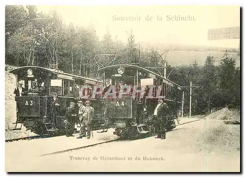 Moderne Karte Tramway de Gerardmer et du Hohneck