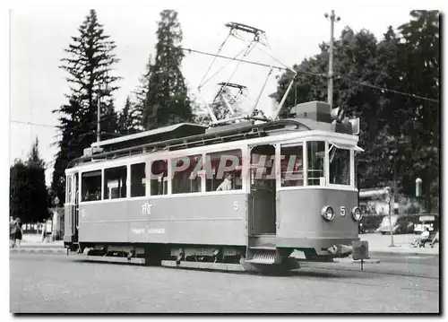 Moderne Karte Tram Be 2 4 5 zusammen mit Nr 4 eine Verbesserung des Locarneser Trambetriebes