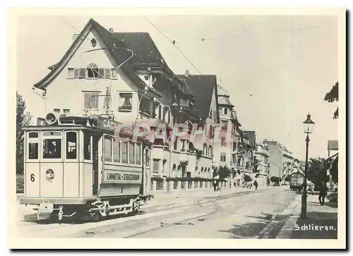 Moderne Karte Motorwagen 6 Limmattal Strassenbahn