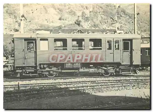 Moderne Karte Furka Oberalp Bahn Triebwagen BCm 2 2 21 22