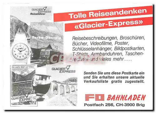 Cartes postales moderne Furka Oberalp Bahn