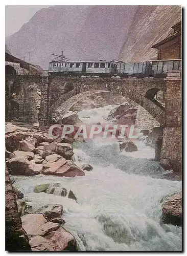 Cartes postales moderne Schollenenbahn elgenstandig