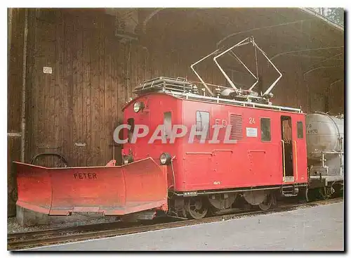 Cartes postales moderne Schlonnenbahn Lokomotiven HGe 2 2 24