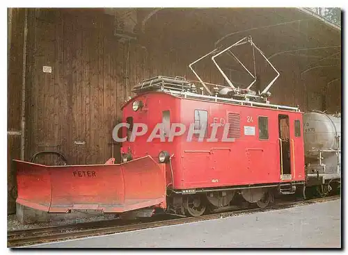 Moderne Karte Schlonnenbahn Lokomotiven HGe 2 2 24