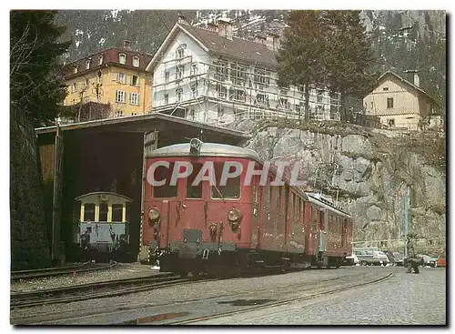 Cartes postales moderne Tram SchB BCFt4 30 FO Anstrich mit der Bezeichnung