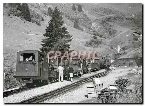 Cartes postales moderne Wengernalpbahn Lok H 1 als BRB Nr 5 in Gesselschaft