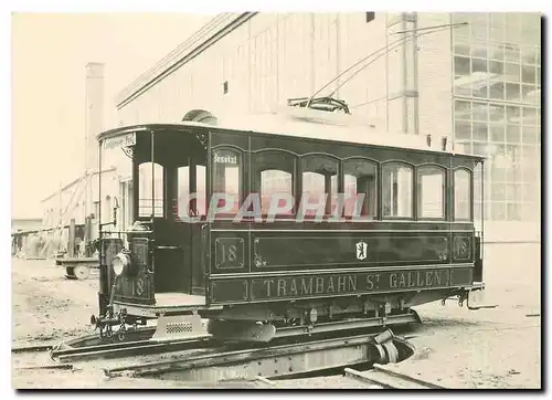 Cartes postales moderne Tram TStG Ce 1 2 Motorwagen Nr 1 22