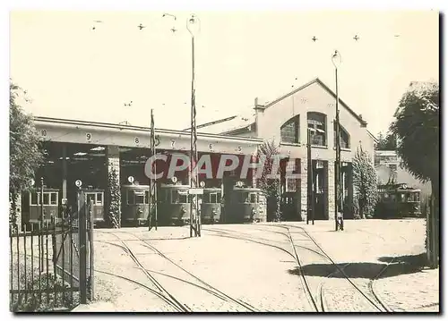 Cartes postales moderne Das neue Depot Steinachstrasse mit Wagen aller drei Linien