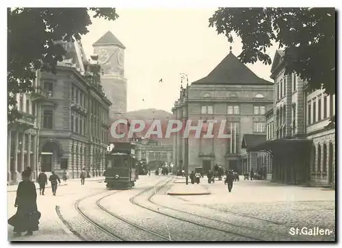 Cartes postales moderne SBB Bahnhofe St Gallen Stocken Neudorf