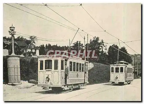 Moderne Karte Tram Ce 2 2 1 und 4 Neuhausen Scheidegg