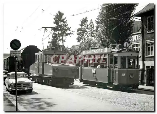 Cartes postales moderne SchSt Triebfahrzeuge Ge 4 4 74 und Be 2 2 18