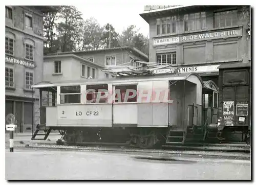 Cartes postales moderne Tram CF 22 Lausanne Ouchy