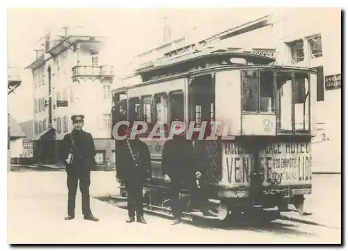 Moderne Karte Tram Ce 2 2 2 mit Plattformverschalung aus eigner Werkstatte