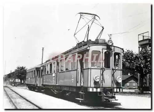 Cartes postales moderne Tram CFe 4 4 15 in Zollikofen