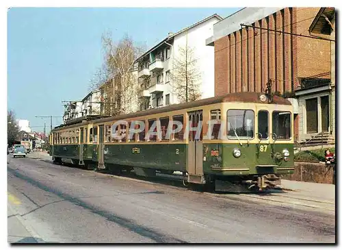 Cartes postales moderne Vorortspendelzuge Be 4 4 24 28 und Bt 84 87