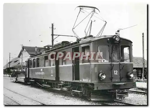 Cartes postales moderne Der CFe 4 4 12 der elektr Bahn Solothurn Bern