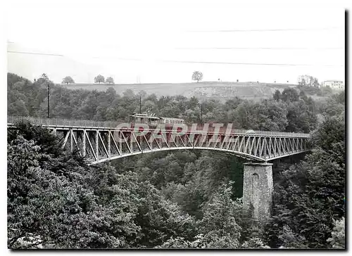 Cartes postales moderne Abschiedsfahrt mit CEV ABDe 2 3 11 B2 22 auf de Pont de Fenil