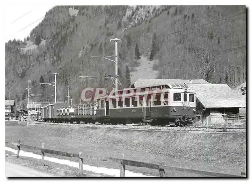 Moderne Karte Ligne de Lauterbrunnen Entre Zweilutschinen et Sandweid ABDhe 4 4 301