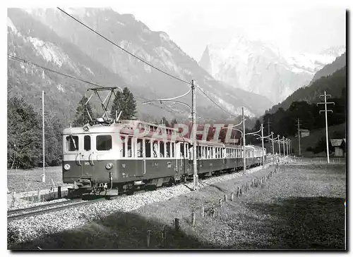 Cartes postales moderne Ligne de Grindelwald Entre Lutschental et Zweilutschinen