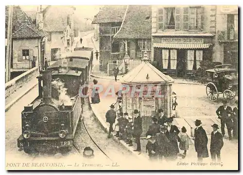 Moderne Karte Pont de Beauvois Le Tramway