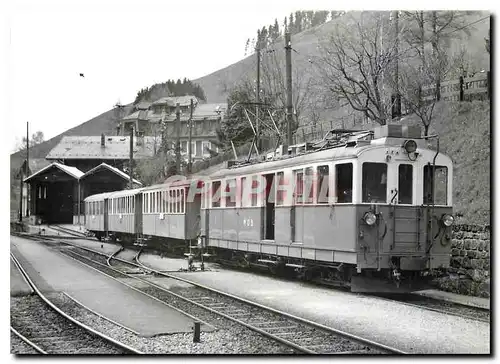 Moderne Karte Tram AFZe 4 4 24 B4 43 B4 45 B 402 aux Avants