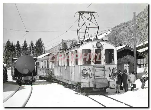 Moderne Karte Train pour La Lenk a Matten BCFe 4 4 B4 85