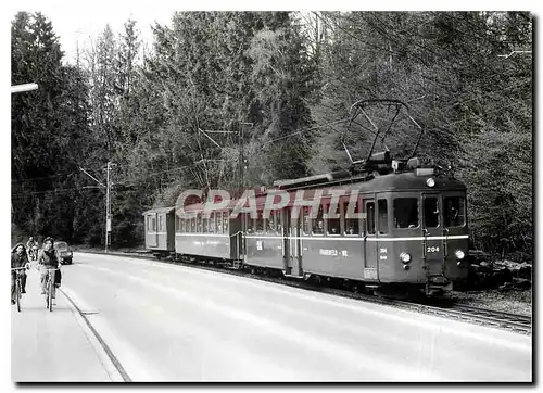 Moderne Karte Tram BDe 4 4 204 B 26 D 65 a Frauenfeld