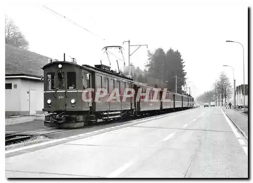 Moderne Karte Train 51 a Weberei Matzingen Be 4 4 201 B 26 23 24 25 BDe 4 4 204 D 65