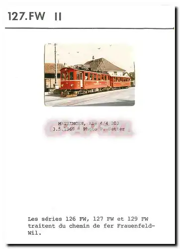 Photo Matzingen ABe 4 4 203 Frauenfeld Wil