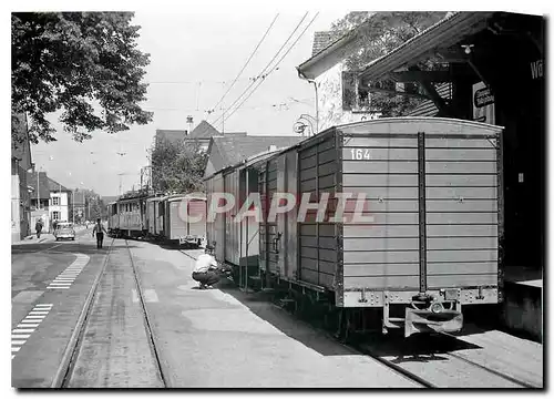 Cartes postales moderne L automotrice ABe 4 4 1 manoevre a Wangi