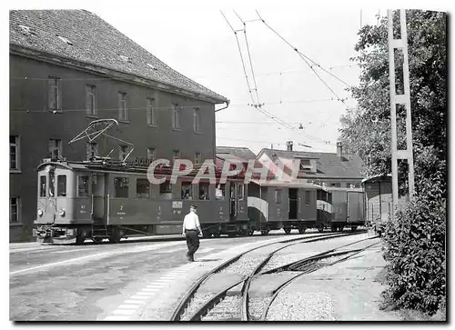 Moderne Karte A Wangi le train coupait la route principale pour les manouevres