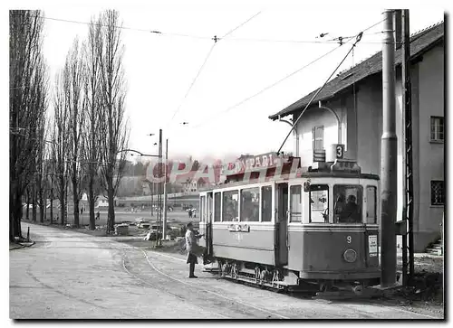 Moderne Karte Au terminus du cimetiere