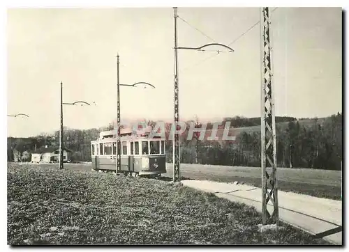 Moderne Karte En route pour Fribourg sur la ligne