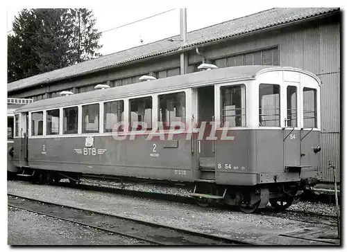 Moderne Karte Tram B 54 a Oberwil